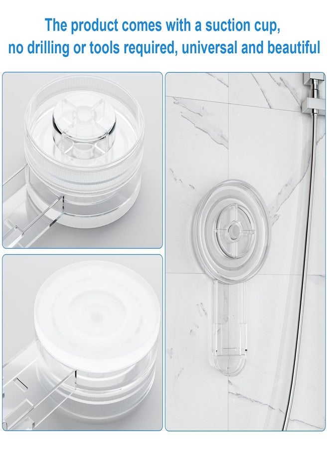 FEPTUASE Suction Cup Soap Holder, Double Layer Soap Dish, 2 Tier No Drilling, Self Draining, Removable, Clear Acrylic Bar Soap Holder, Suitable for Bathroom and Kitchen - Image 4