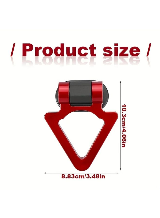 Blue Universal Car SUV Tow Hook Cover Non Functional Decorative Track Design - Image 2