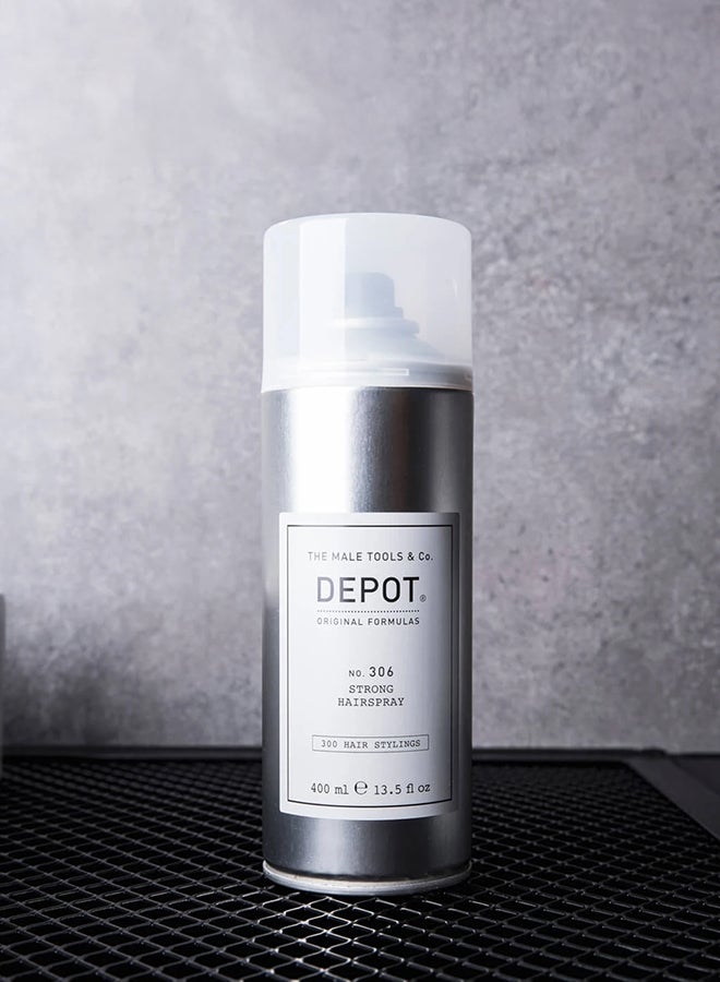 Depot بخاخ شعر قوي الثبات - يوفر ثباتًا قويًا طوال اليوم، يتحكم في التجاعيد ويقاوم الرطوبة (400 مل) - Image 2