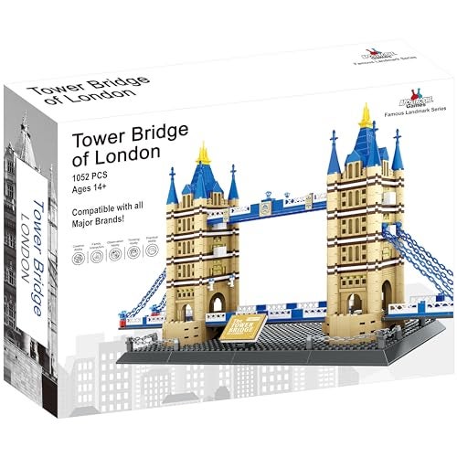 Apostrophe Games Tower Bridge Building Block Set – 1,052 Pieces London Tower Bridge Model Building Blocks for Adults and Kids - Architecture Kit Famous Landmark Series - Image 5