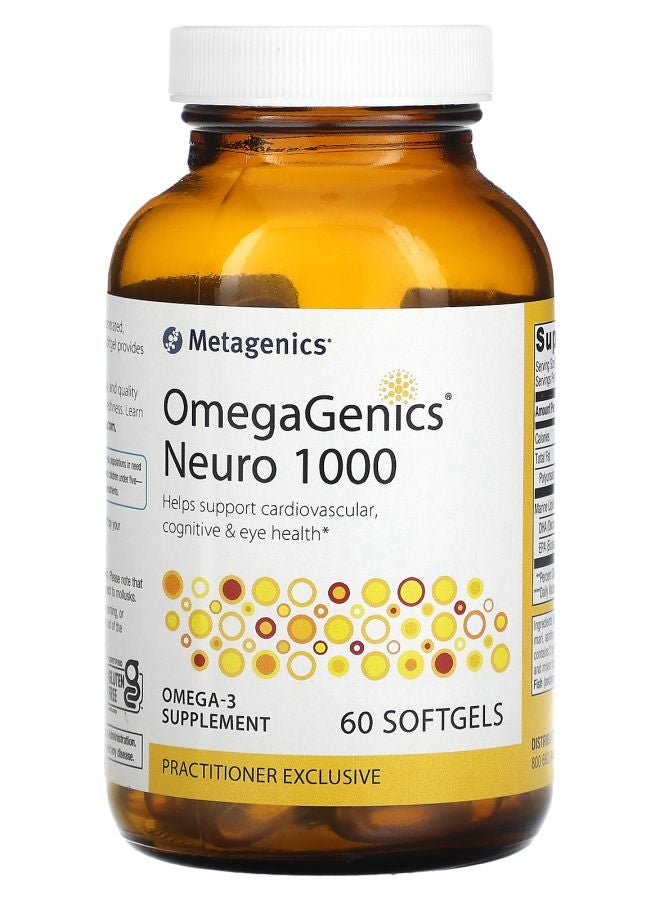 OmegaGenics Neuro 1000 60 Softgels