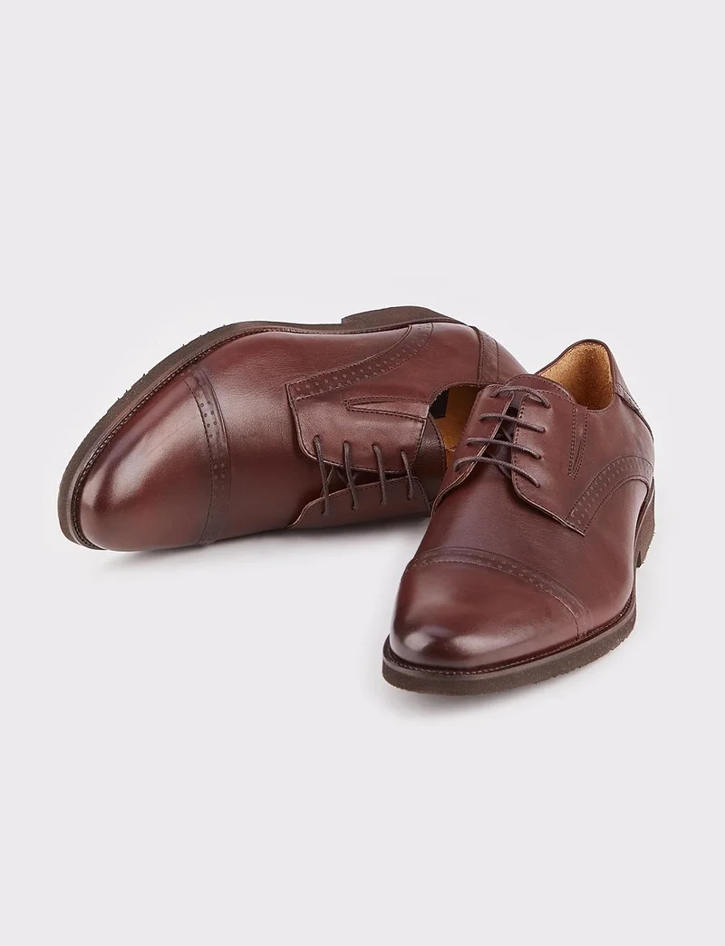 كاباني Men's Light Sole Lace Up Stretch Detailed Comfort Casual Shoes 21402