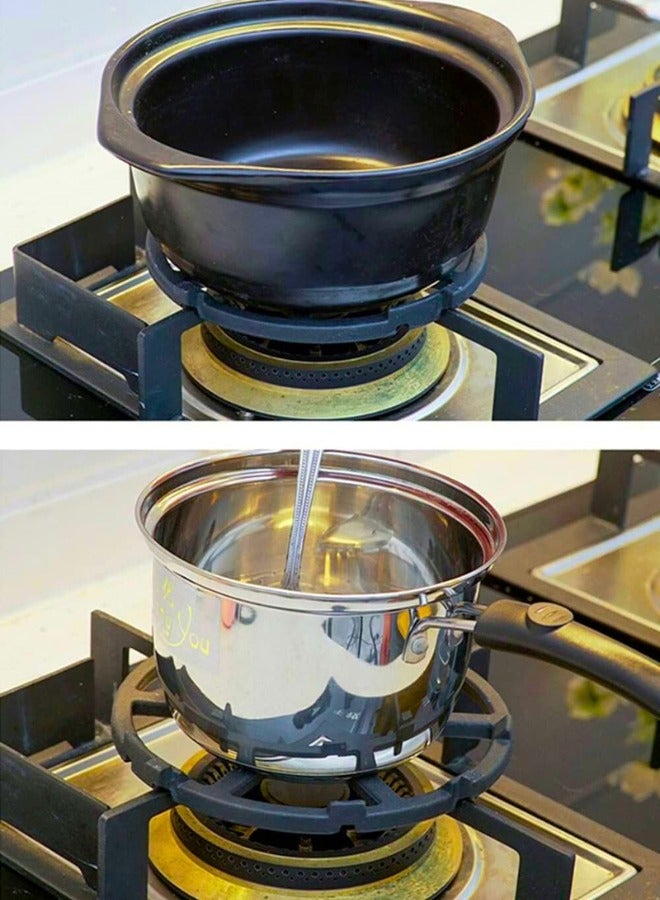 Chase Up Universal Cast Iron Wok Ring - Heavy Duty Non-Slip Gas Stove Stand for Arabic Cooking | Compatible with Tandoor, Dallah & All Wok Pans | Heat Resistant Stove Protector for Indoor/Outdoor Use - Image 2