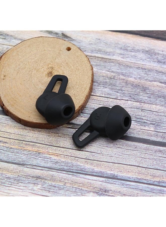 إيروريكس 3 أزواج من سماعات الأذن البديلة المصنوعة من السيليكون الناعم المتوافقة مع سماعات Huawei Freelace Pro Sml 3 أحجام باللون الأسود - Image 5