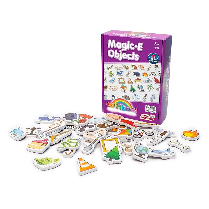 Junior Learning Magic-E Objects - Magnetic Learning Foam Objects, Multi Small - Image 1
