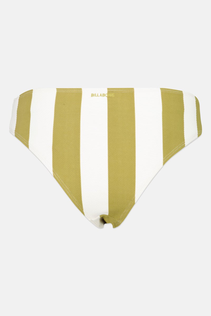Billabong Women Stripe Bikini Bottom, Multicolor - Image 2