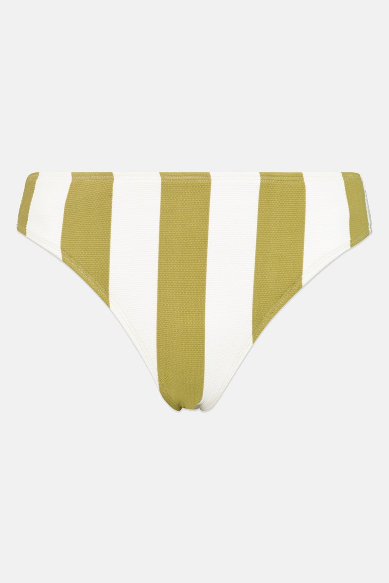 Billabong Women Stripe Bikini Bottom, Multicolor - Image 1