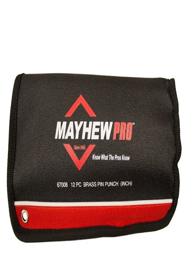 Mayhew مجموعة خرامة دبابيس نحاسية من Mayhew Tools 67008، مكونة من 12 قطعة - Image 3