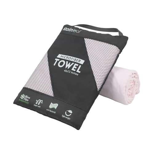 Rainleaf Microfiber Towel Perfect Travel Gym Camping Towel Quick Dry Super Absorbent Ultra Compact Lightweight Suitable for Trip Beach Shower Backpacking Pool - Image 1