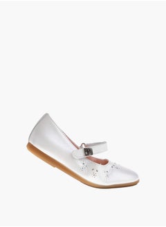 Pablosky Girls Mary Jane Ballerina Shoes With Hook And Loop Closure  - Image 5