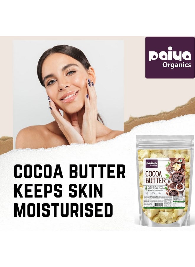 Paiya Organics Paiya organics Cocoa Butter Pure & Natural Raw Unrefined Wild Organic for Body Lotion Stretch Mark Chocolate Making Moisturizer Skin Care 900gm  - Image 2