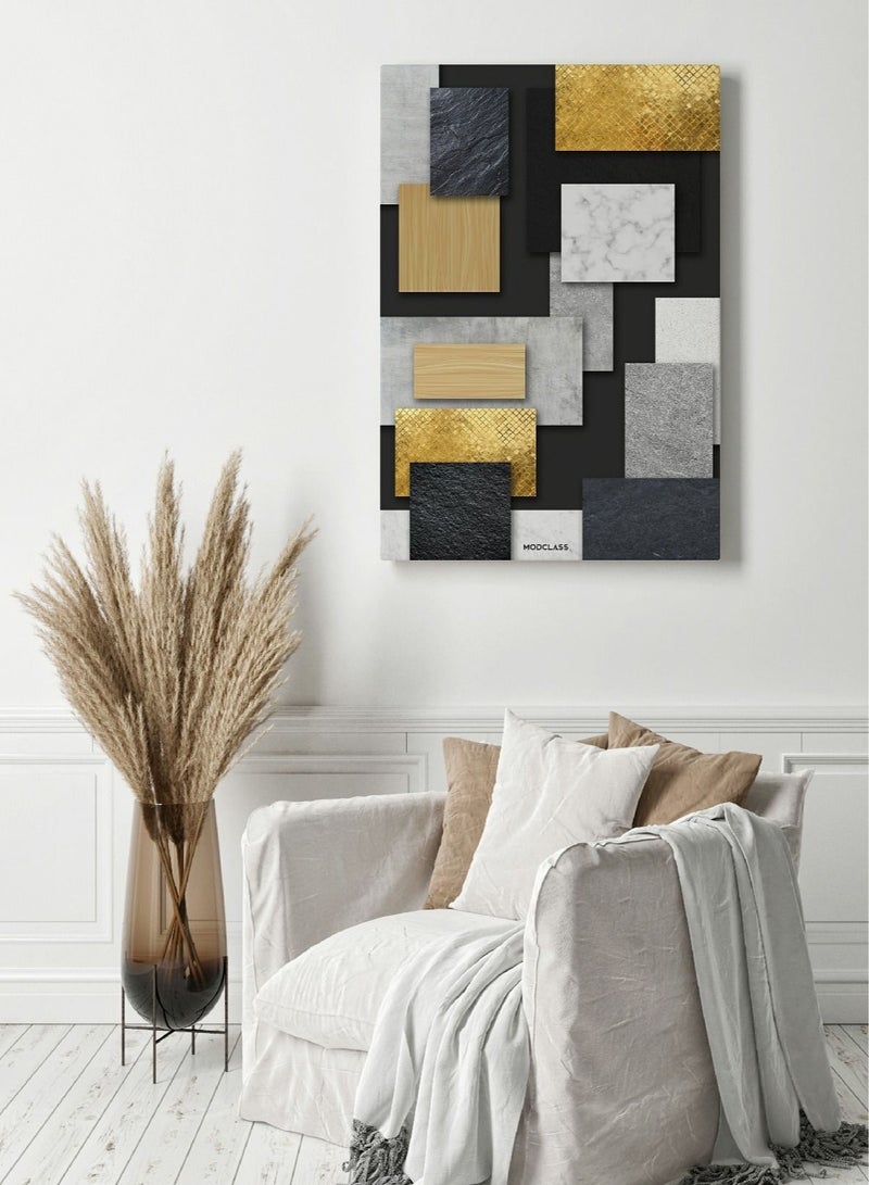مودكلاس لوحة جدارية كانفس بتصميم تجريدي - Image 1