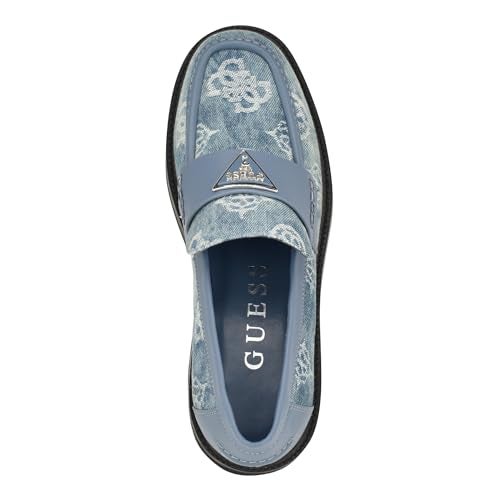 GUESS Women's Shatha3 Loafer, Blue Denim, 8 - Image 2