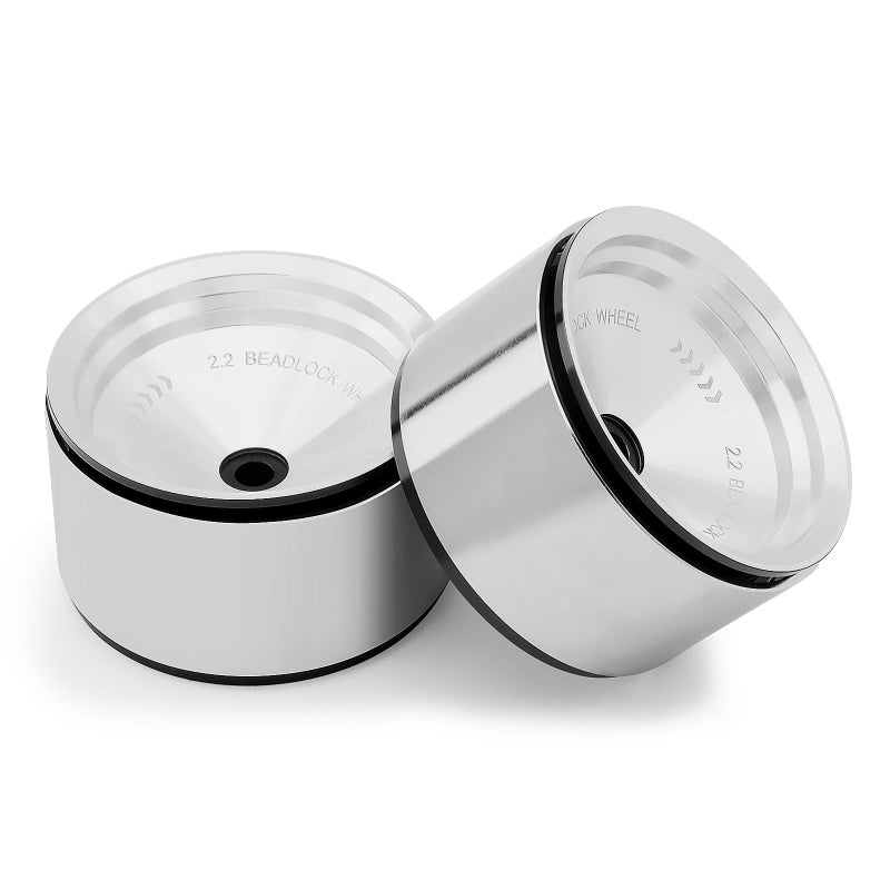 DashRC 2.2 Beadlock Wheel Rims, Offset -9mm Aluminum Vintage Heavy Beadlock Wheel Hub for TRX4 SCX10 VS4-10 Gen8 1/10 RC Crawler Upgrades, 4 PCS - Image 5