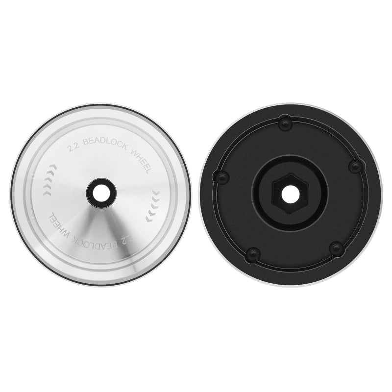 DashRC 2.2 Beadlock Wheel Rims, Offset -9mm Aluminum Vintage Heavy Beadlock Wheel Hub for TRX4 SCX10 VS4-10 Gen8 1/10 RC Crawler Upgrades, 4 PCS - Image 4