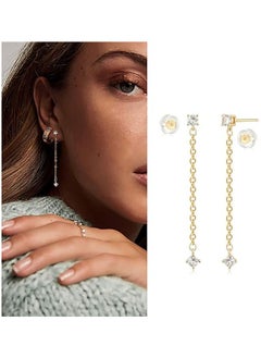 Mevecco Women Earrings Gold Stud 14K Gold Filled Small Simple Handmade Hypoallergenic Everyday Jewelry  - Image 3
