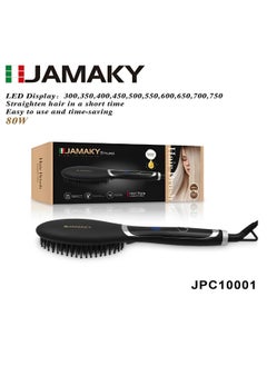 Jamaky Italy فرشاة تمليس الشعر 80 واط 750 درجة JPC10001 بالتقنية الإيطالية 