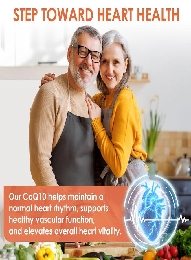 NATURE TARGET Ubiquinol CoQ10 400mg softgels with PQQ & Turmeric, High Absorption Coenzyme Q10 Supplement with ALA & Black Pepper, Antioxidant for Heart & Brain Health, Energy Production, 120 Count - Image 3