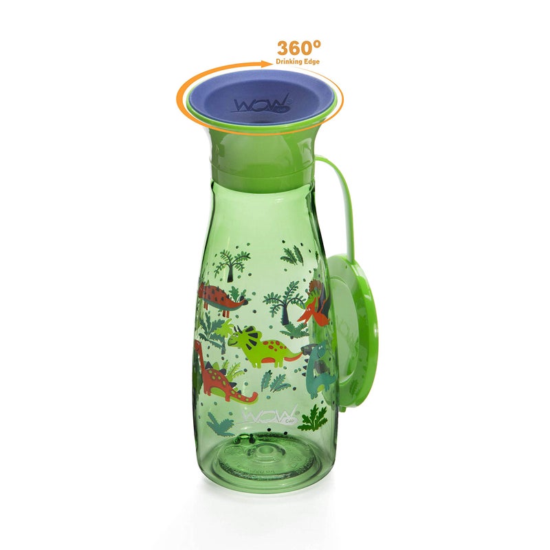 WOW GEAR WOW CUP MINI 360 Sippy Cup, Green, 12 oz / 350 ml - Image 2