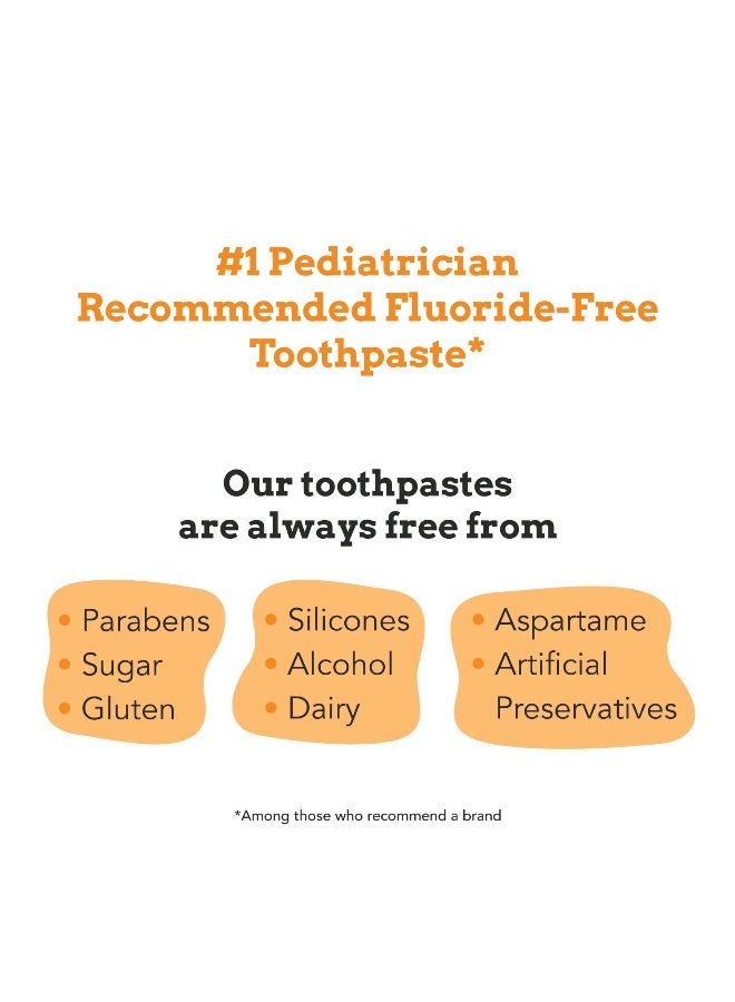 Orajel Elmo FluorideFree Tooth Gum Cleanser with Toothbrush Combo Pack Banana Apple Flavored NonFluoride 2 Piece Set - Image 3