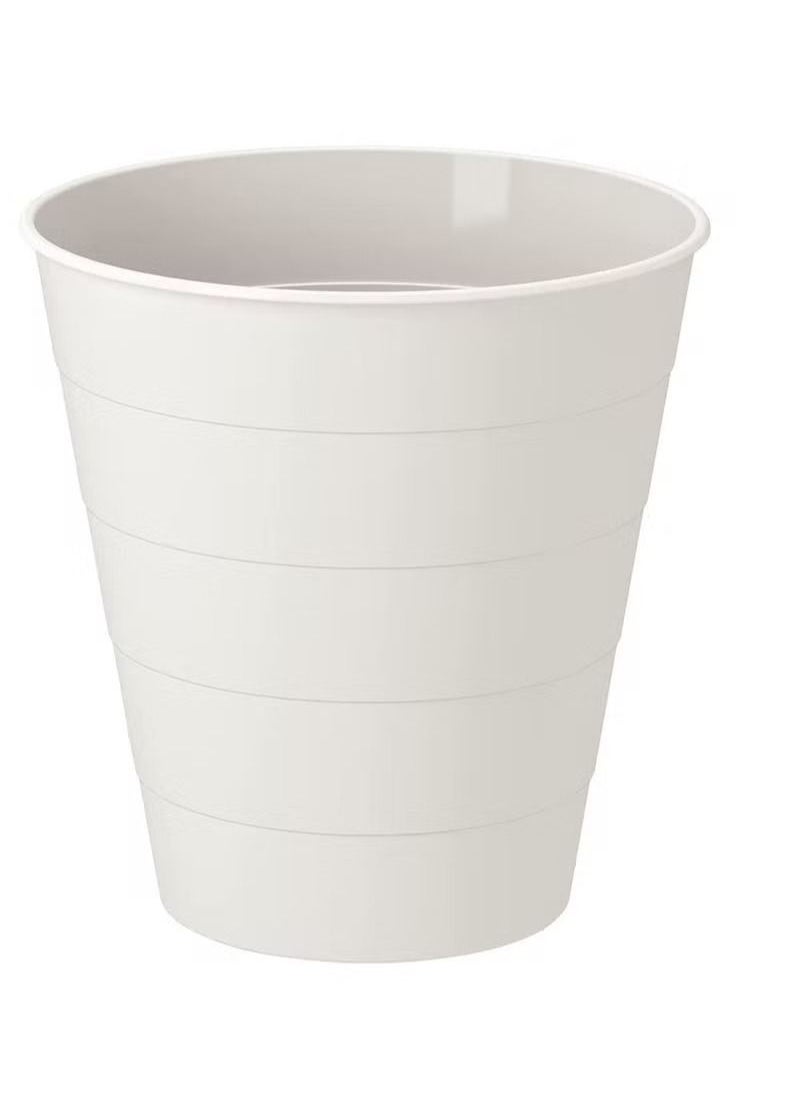 Generic 3 pieces of white plastic wastebasket  - Image 2