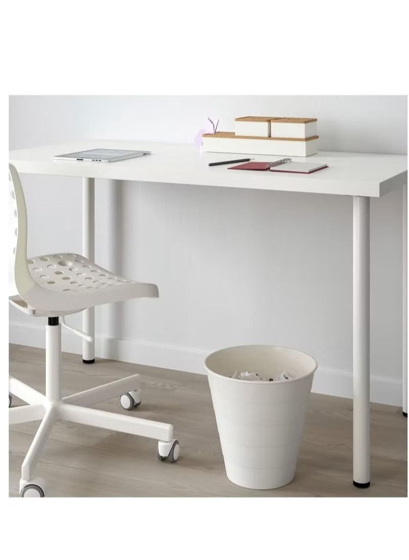 Generic 3 pieces of white plastic wastebasket  - Image 3