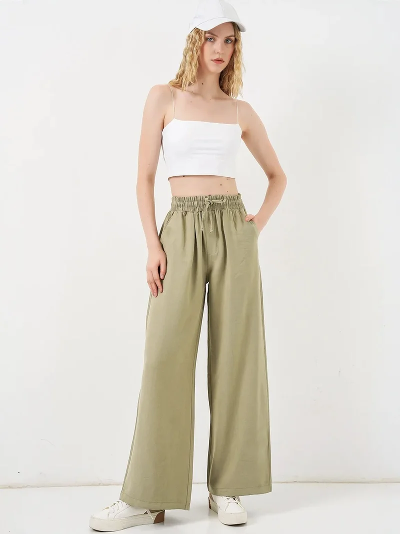 بيغ دارت BDART High Waist Wide Leg Trousers with Pocket