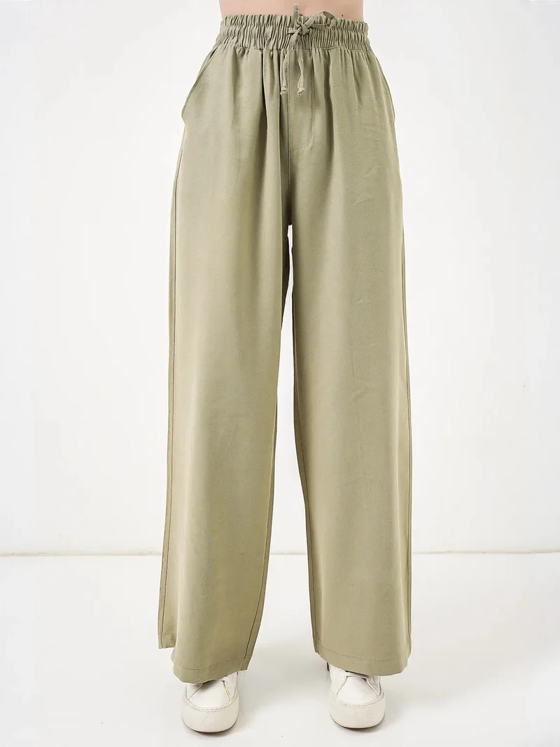 بيغ دارت BDART High Waist Wide Leg Trousers with Pocket