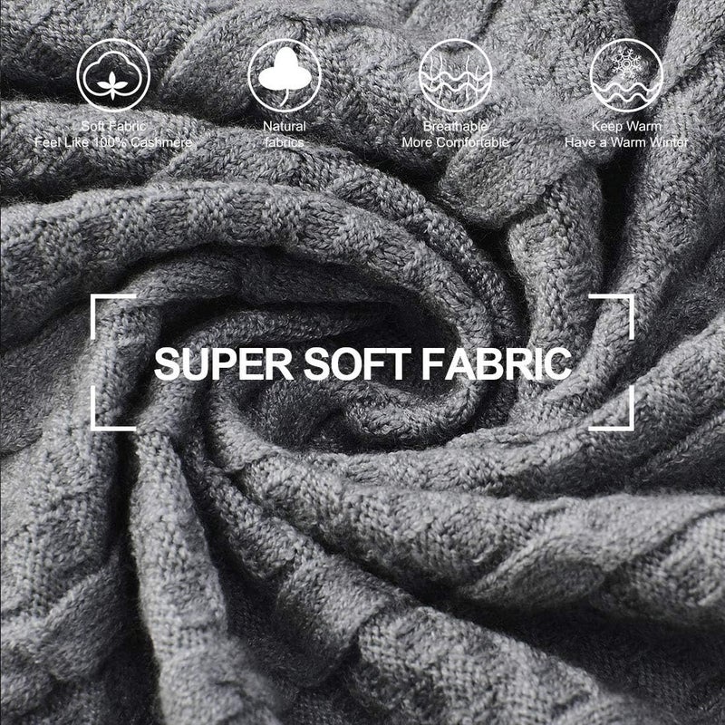 Puli Women's Versatile Knitted Shawls Scarf Poncho Sweater with Buttons Lightweight Spring Summer Fall Wraps - Image 3