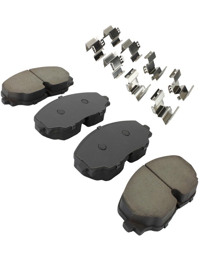 QUALITY-BUILT Premium Ceramic Front Brake Pads (1001-2074C) Compatible with Volkswagen Atlas 2024-2018, Atlas Cross Sport 2024-2020, Teramont 2019, Teramont 2024-2021 - Image 2