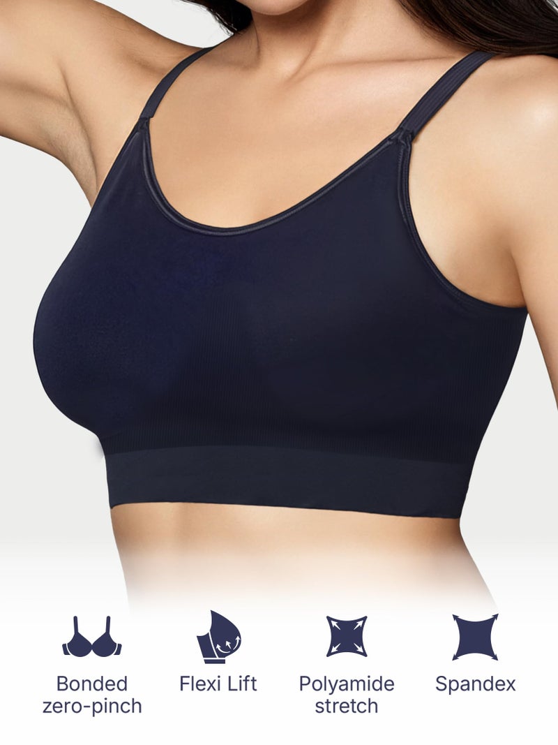 Enamor Smooth Super Lift Full Support Cotton Bra for Women- Full Coverage, Non Padded and Wirefree - Image 4