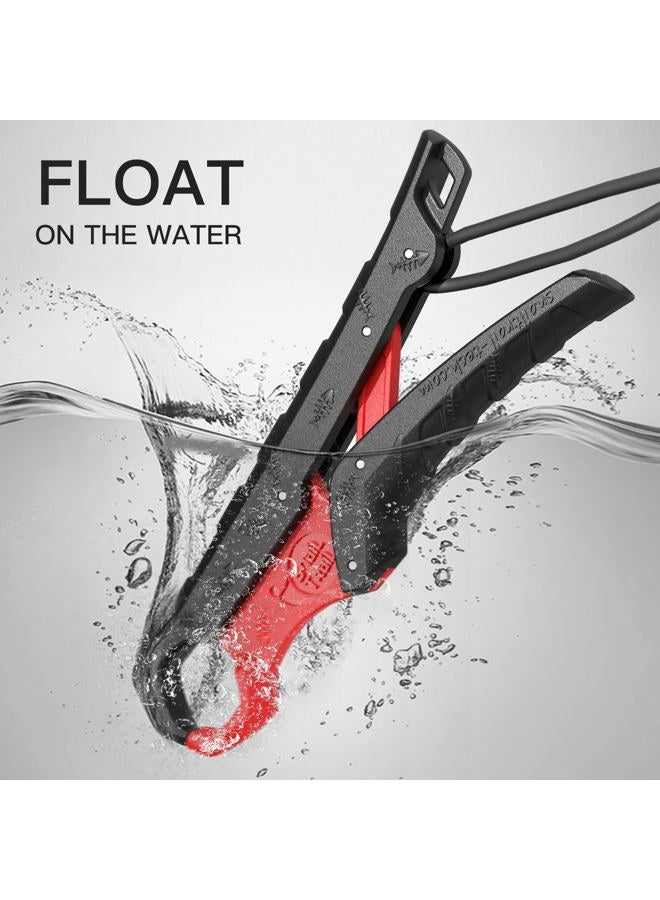 SNAIL TRAIL 7'' Split Ring Saltwater Fishing Pliers with 7'' Floating Fish Gripper, Hook Remover Gear with Sheath & Lanyard, Ice Fishing Accessories, Catfish Tackle Equipment (Pliers & Gripper) - Image 4