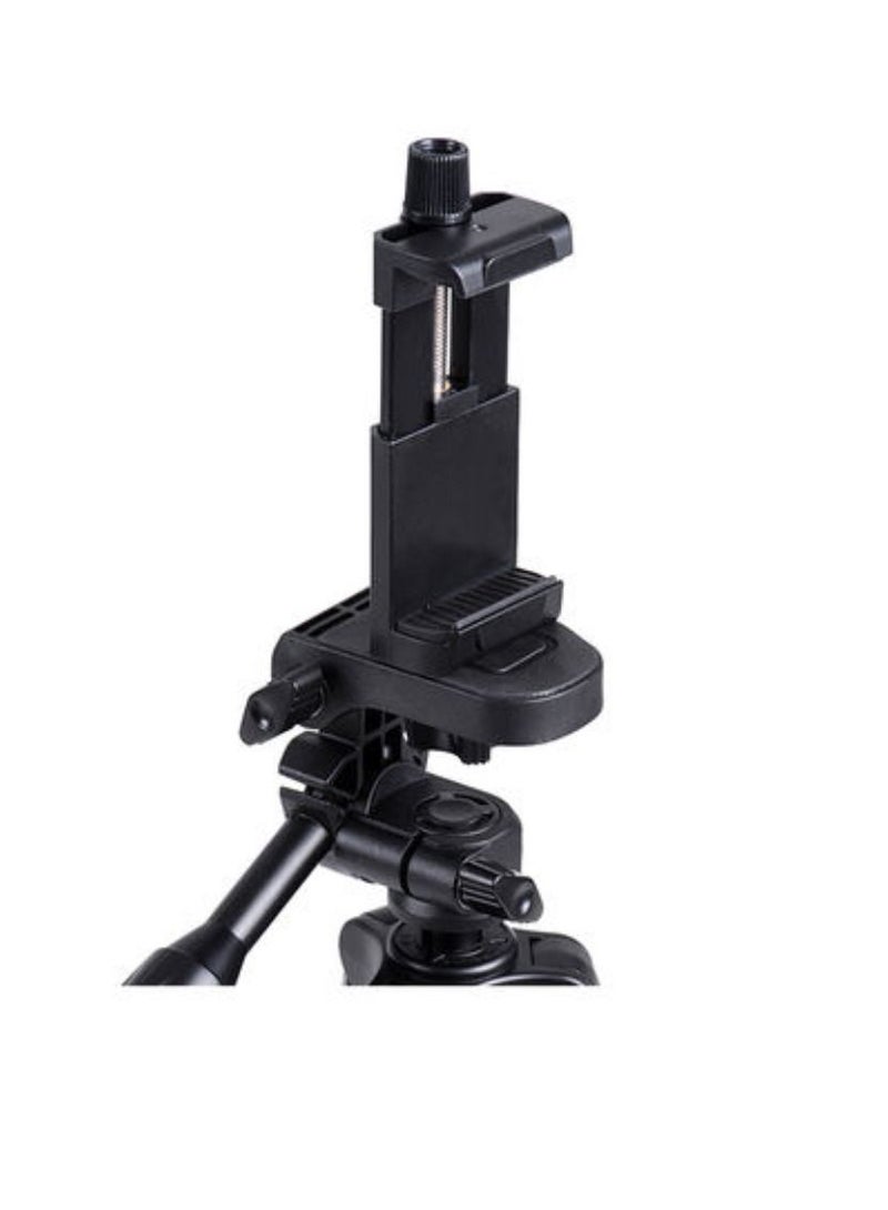 يونجتنج VCT 5208 حامل ثلاثي محمول مع مصراع عن بعد أسود - Image 4