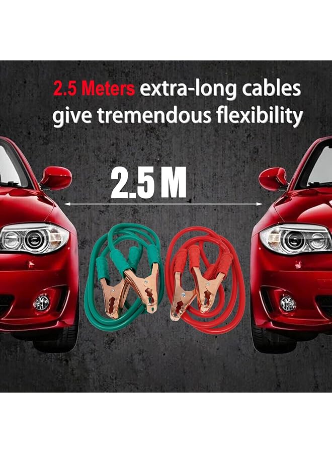 Generic 2.5M Power Jumper Cables For Cars - 300Amp, Durable Battery Booster Cable  - Image 5