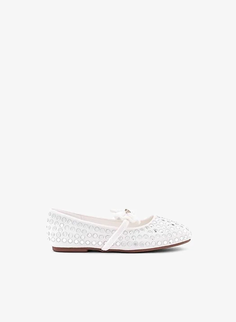 Cuple Girls Embellished Mary Jane Flats