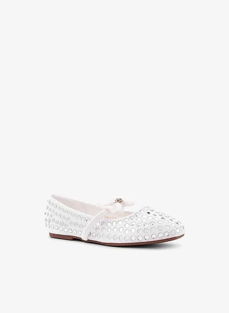 Cuple Girls Embellished Mary Jane Flats