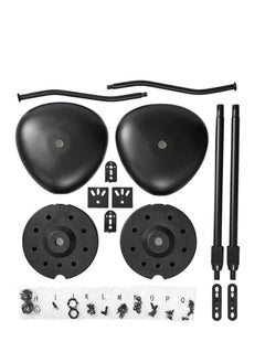 Hamood Hamood,Height Adjustable Satellite Speaker Floor Stands Perfect for most Satellite Speakers and Small Bookshelf Speakers  - Image 4