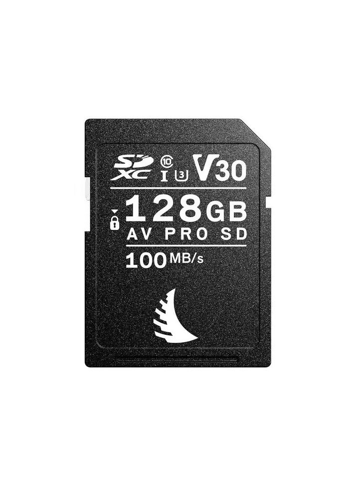 Angelbird AV PRO SD MK2 Card 128GB, UHS-I / V30 / U3 / Class 10, Read:100 MB/s Write:92 MB/s 4k -AB-AVP128SDV30 