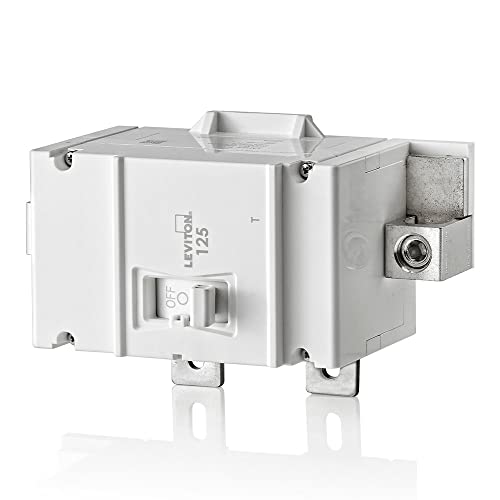 Leviton 125A 2Pole Main Circuit Breaker Thermal Magnetic White LM125T - Image 3
