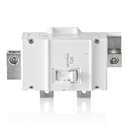 Leviton 125A 2Pole Main Circuit Breaker Thermal Magnetic White LM125T - Image 1