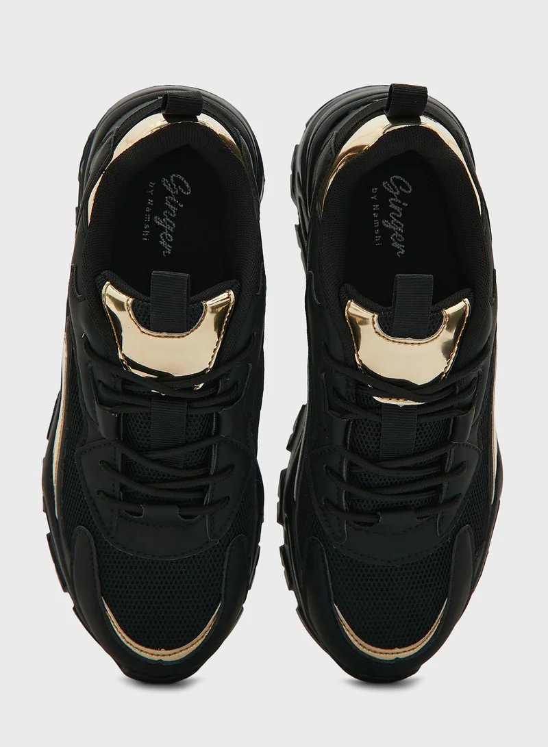 Ginger Curved Detail Sneaker