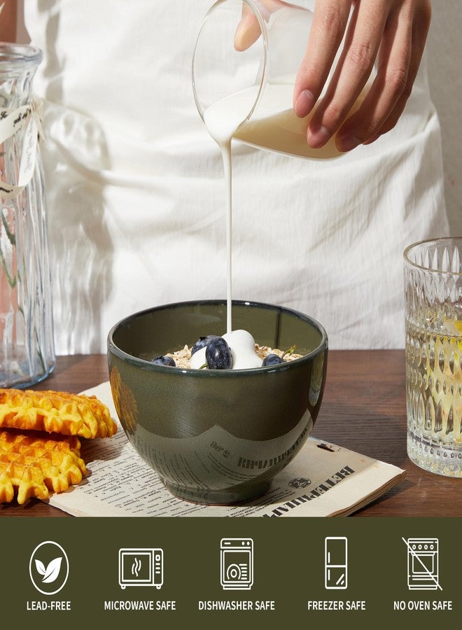 Pokini Cereal Bowls Blackish Green - Image 3