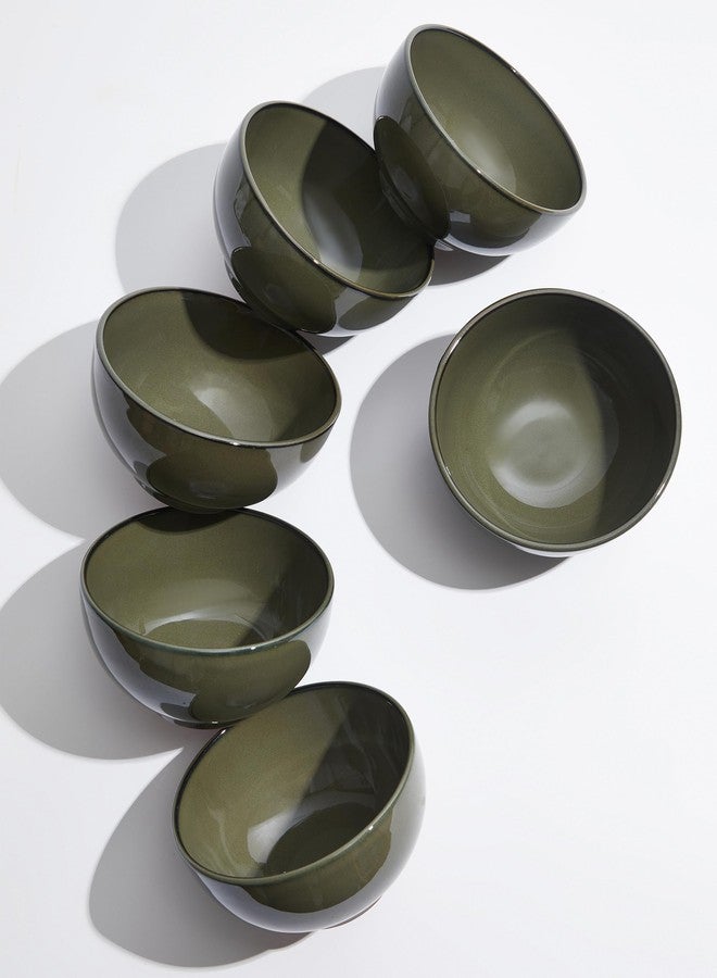 Pokini Cereal Bowls Blackish Green - Image 1