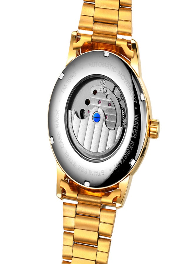 FORSINING Men's Watch Mechanical Automatic Self-Winding Watch for Men Classic Fashion Skeleton Dial Design Wrist Watch with Stainless Steel Band - Image 2