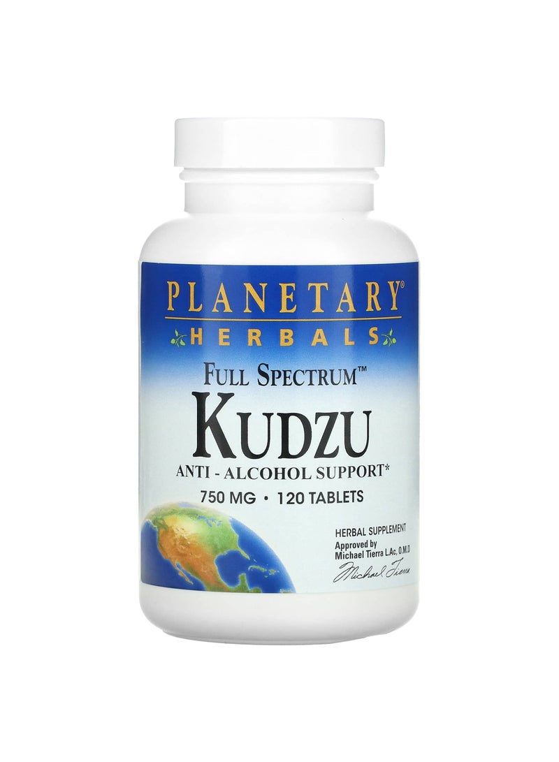 PLANETARY HERBALS Full SpectrumKudzu, 120 Tablets