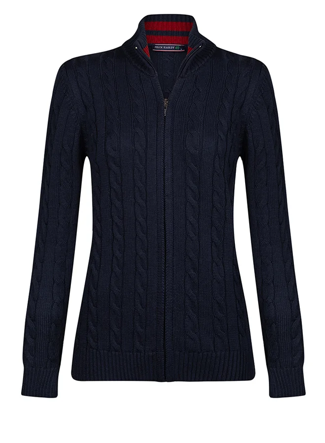 FELIX HARDY Cable Knit Cardigan