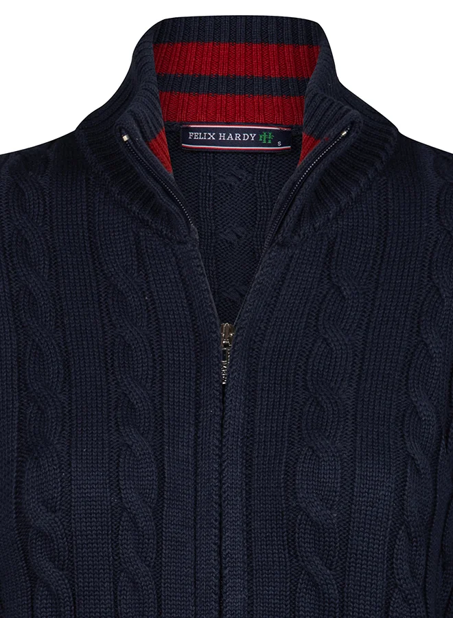 FELIX HARDY Cable Knit Cardigan