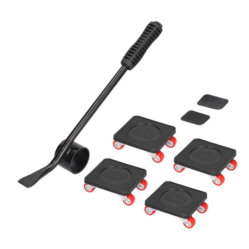 Furniture Mover Stainless Steel Furniture Moving Tool with Universal Wheel and Anti Slip Rubber Handle for Family - Image 5