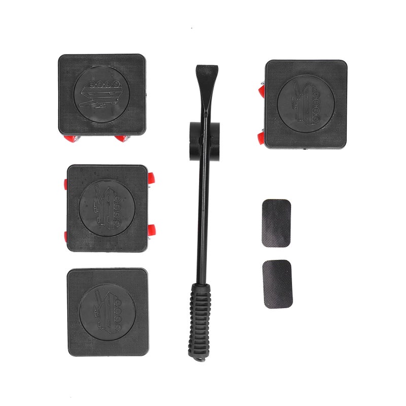 Furniture Mover Stainless Steel Furniture Moving Tool with Universal Wheel and Anti Slip Rubber Handle for Family - Image 2