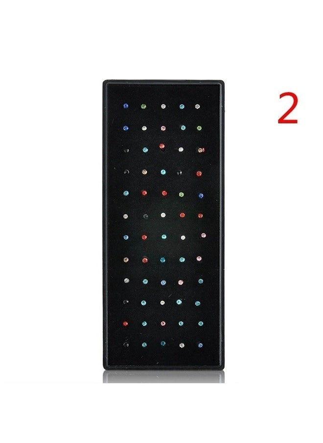 yongsheng 120-Piece Stainless Steel Nose Stud,  Stainless Steel Nose Piercing Jewelry Ideal Gift  - Image 3